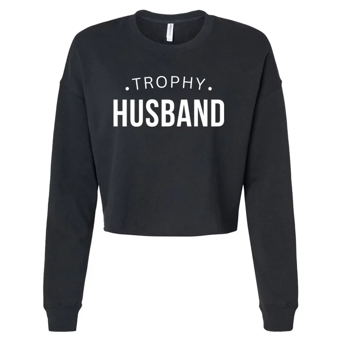 Husband Gift For Him Funny Husband Cropped Pullover Crew