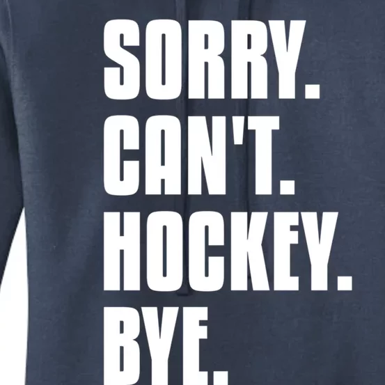 Hockey Gift Funny Great Gift Women's Pullover Hoodie