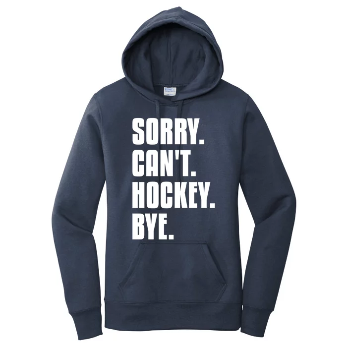 Hockey Gift Funny Great Gift Women's Pullover Hoodie