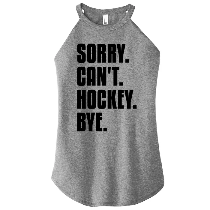 Hockey Gift Funny Great Gift Women’s Perfect Tri Rocker Tank