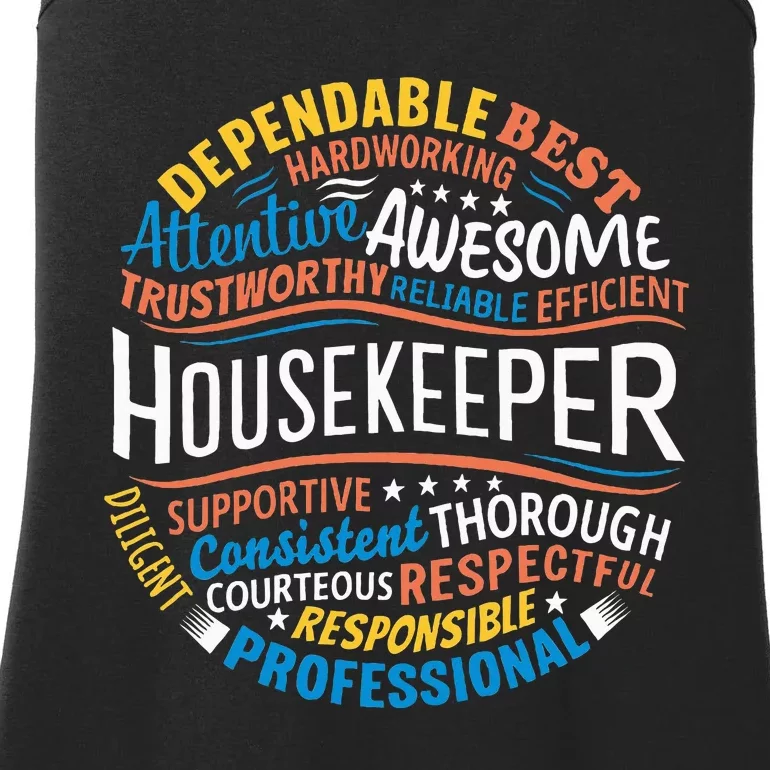 Housekeeper Gifts Funny Housekeeping Week Appreciation Ladies Essential Tank