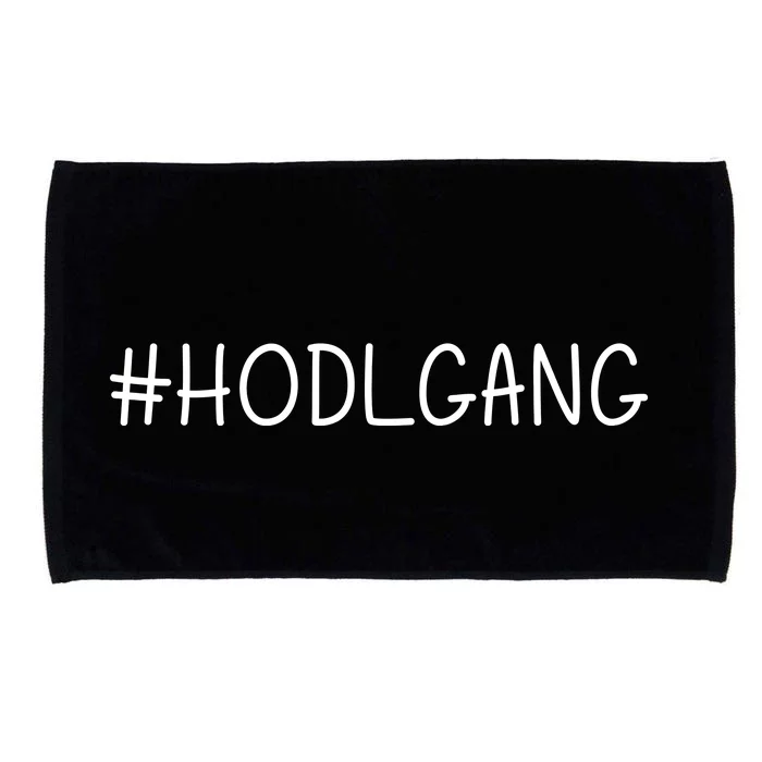 Hodl Gang Funny Crypto Gift Microfiber Hand Towel