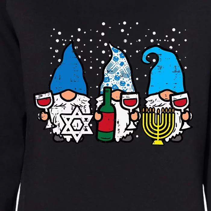 Hanukkah Gnomes Funny Chanukah Jewish Festival Mom Womens California Wash Sweatshirt