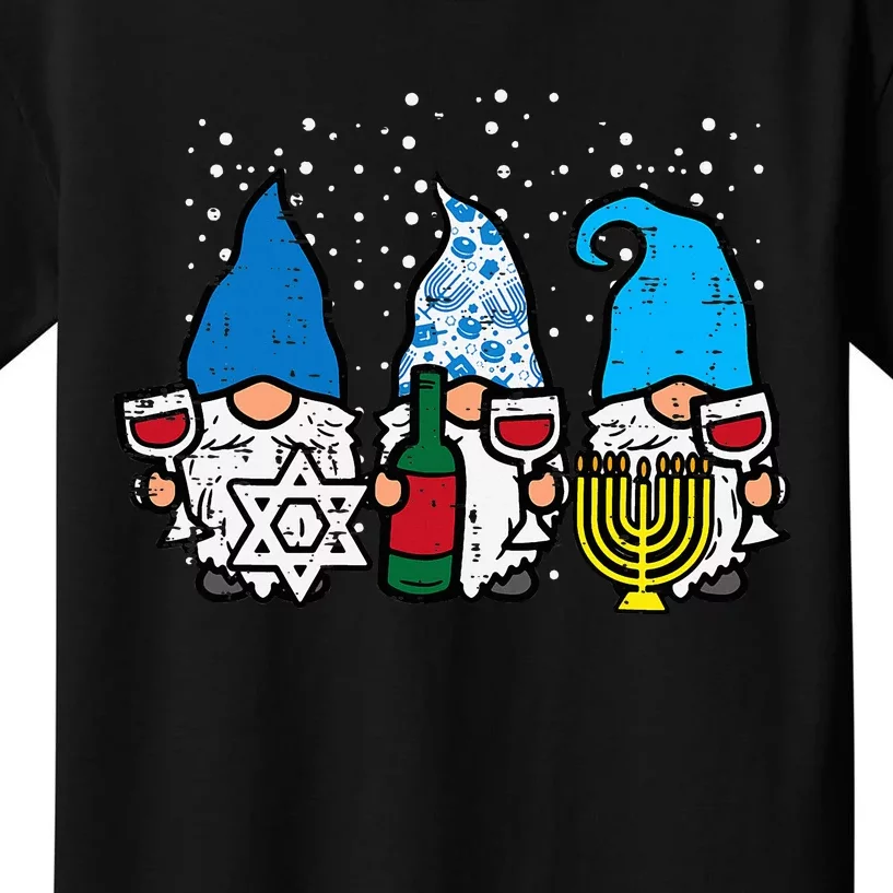 Hanukkah Gnomes Funny Chanukah Jewish Festival Mom Kids T-Shirt