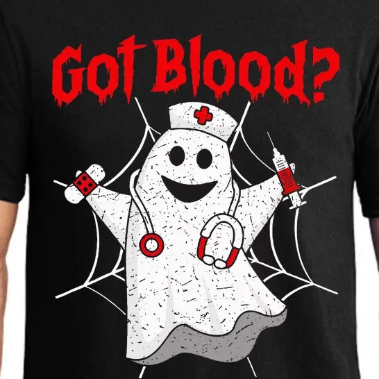 Halloween Ghost Funny Phlebotomist Phlebotomy Pajama Set