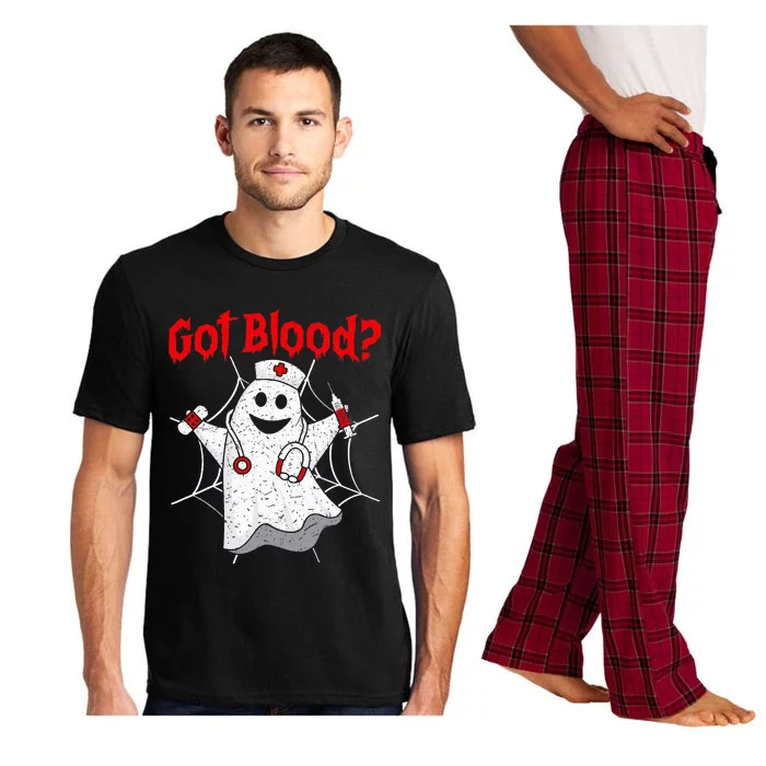 Halloween Ghost Funny Phlebotomist Phlebotomy Pajama Set