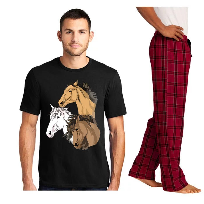 Horse Gifts For Girl Horse Shirts Women Love Riding Pajama Set