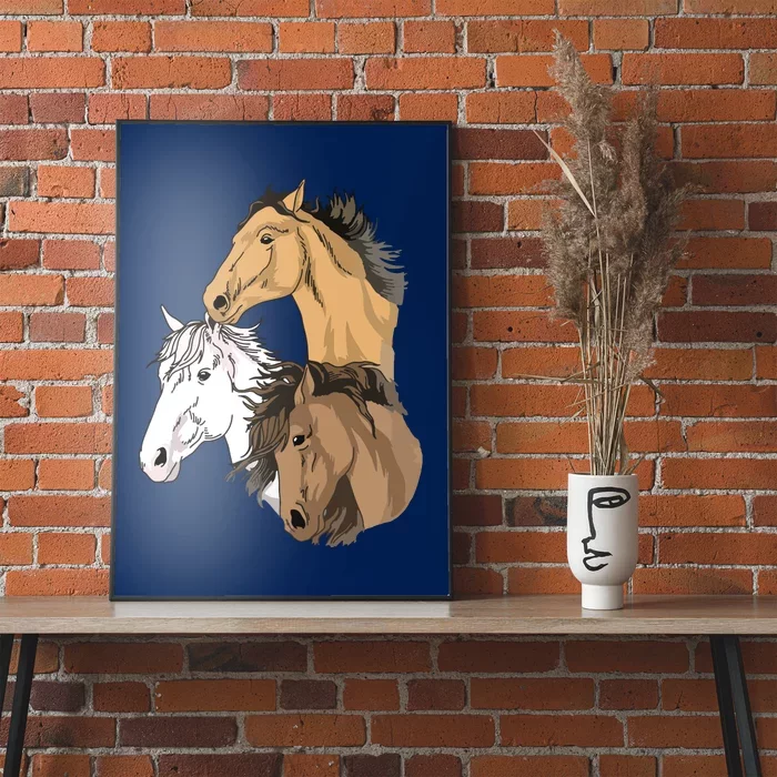 Horse Gifts For Girl Horse Shirts Women Love Riding Poster