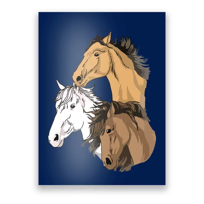 Horse Gifts For Girl Horse Shirts Women Love Riding Poster