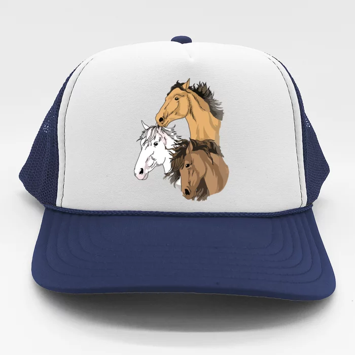 Horse Gifts For Girl Horse Shirts Women Love Riding Trucker Hat