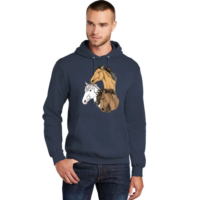 Horse Gifts For Girl Horse Shirts Women Love Riding Tall Hoodie