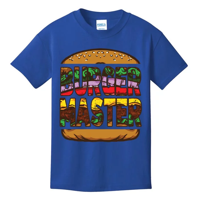 Hamburger Gift Fathers Day Burger Backyard Cookout Gift Kids T-Shirt