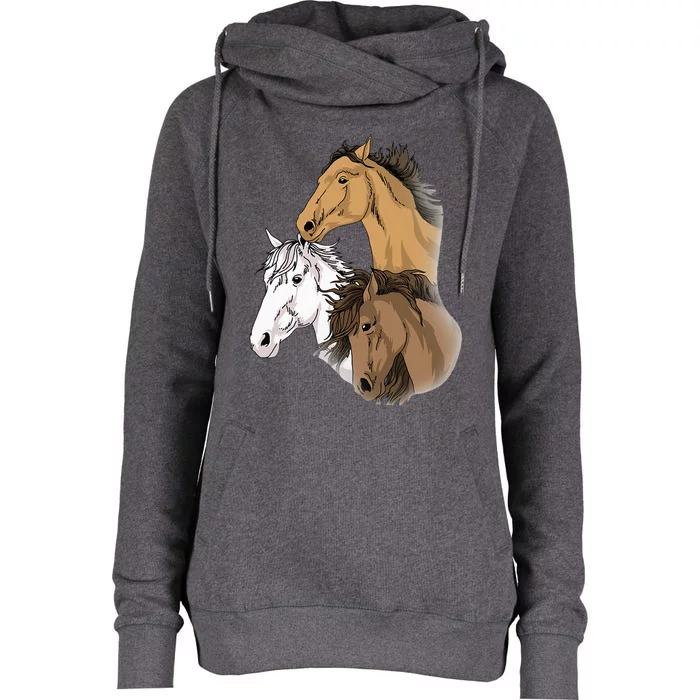 Horse Gifts For G 10 12 Horse Women Love Riding Womens Funnel Neck Pullover Hood