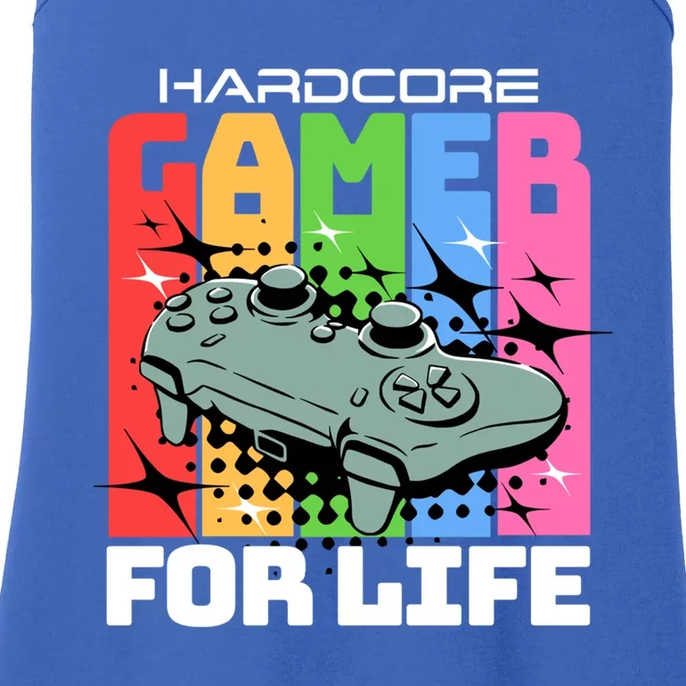 Hardcode Gamer For Life Funny Gaming Cool Gift Ladies Essential Tank