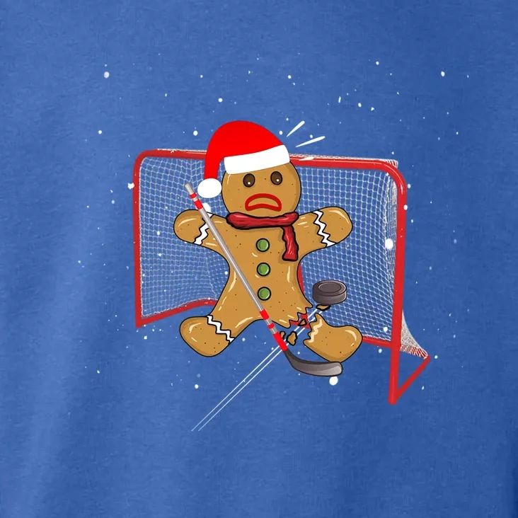 Hockey Goalie Funny Christmas Gift Gingerbread Goalie Meaningful Gift Toddler Hoodie