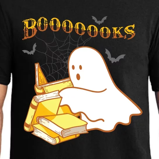 Halloween Gift For Teachers Librarian Funny Ghost Boooooks Pajama Set