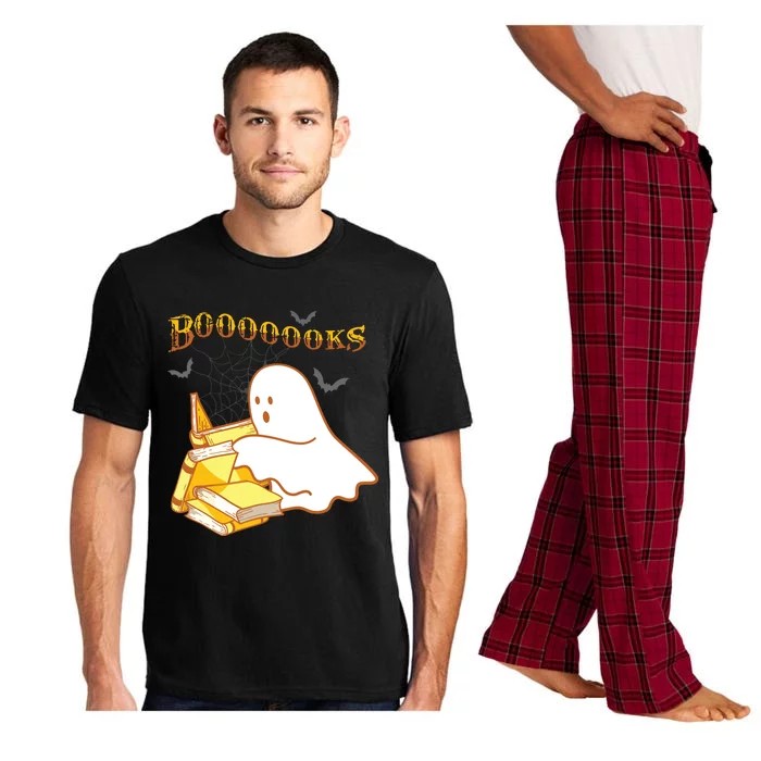 Halloween Gift For Teachers Librarian Funny Ghost Boooooks Pajama Set