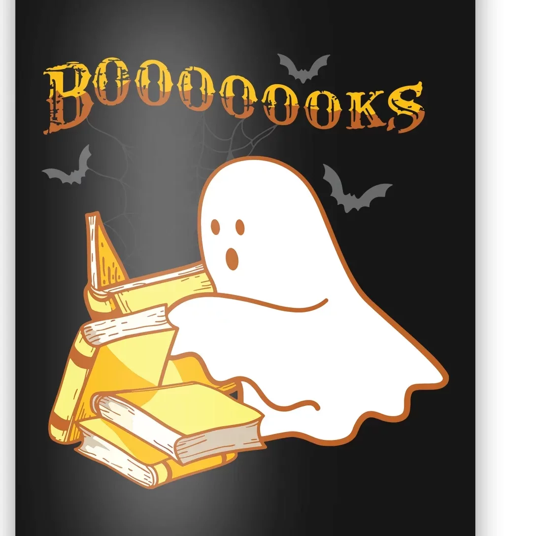 Halloween Gift For Teachers Librarian Funny Ghost Boooooks Poster