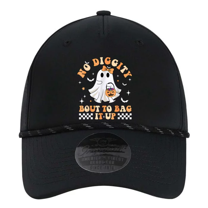 Halloween Ghost Funny No Diggity Bout To Bag It Up Spooky Performance The Dyno Cap