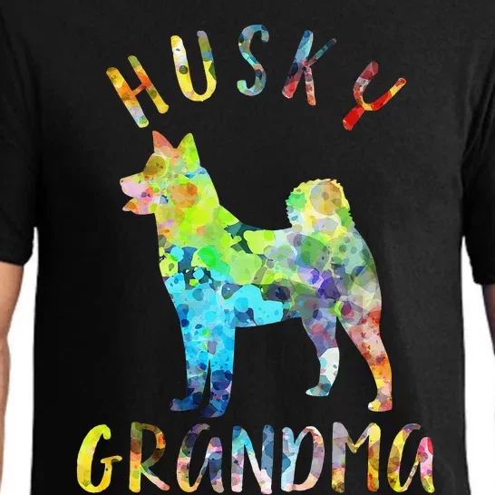 Husky Grandma Funny Siberian Husky Owner Pajama Set