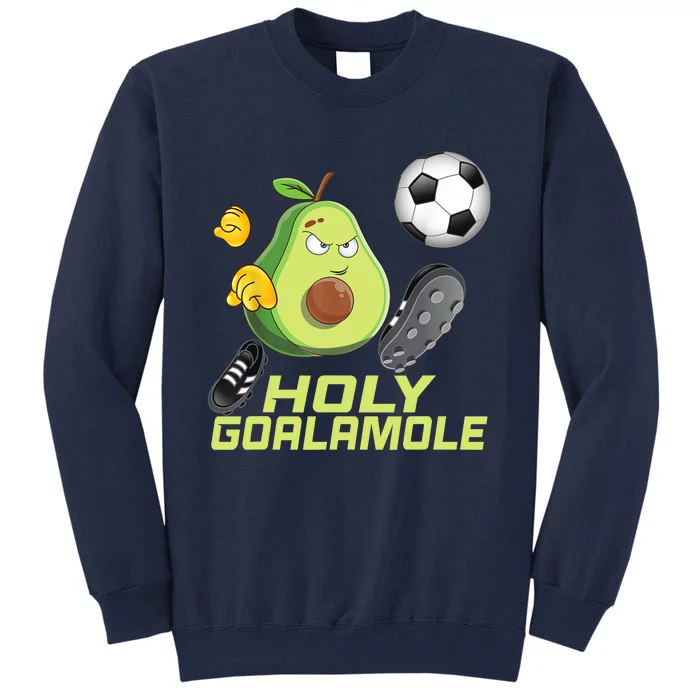 Holy Goalamole | Funny Soccer Avocado Tall Sweatshirt