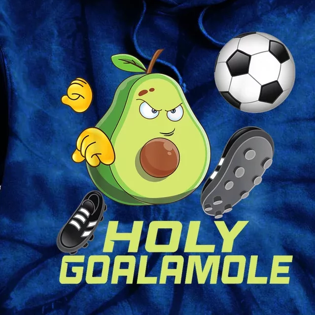 Holy Goalamole | Funny Soccer Avocado Tie Dye Hoodie