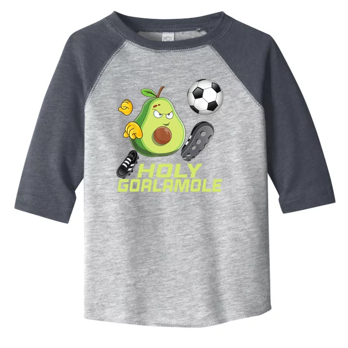 Holy Goalamole | Funny Soccer Avocado Toddler Fine Jersey T-Shirt