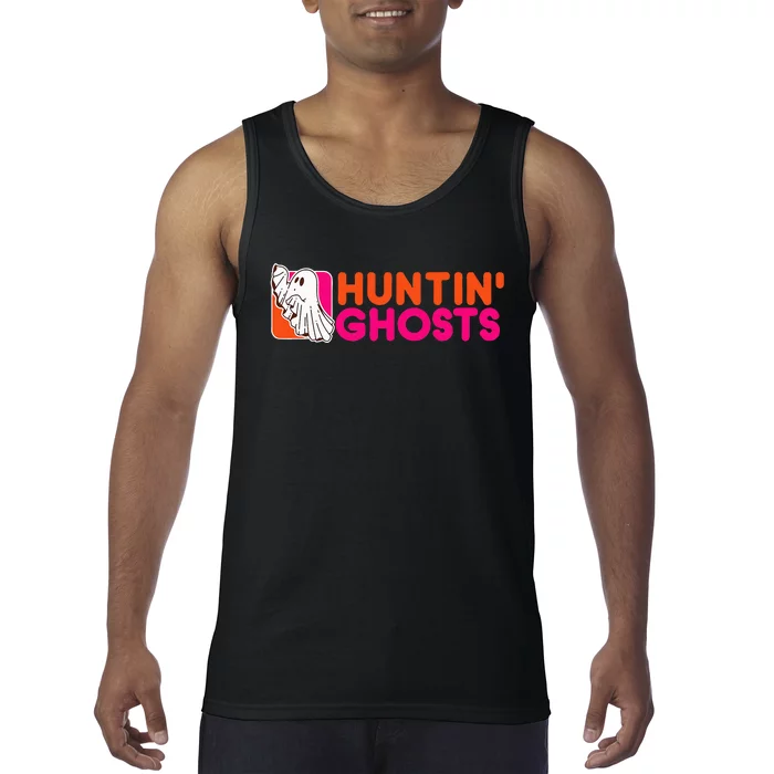 Hunting Ghosts Ghost Hunter Paranormal Activity Halloween Tank Top