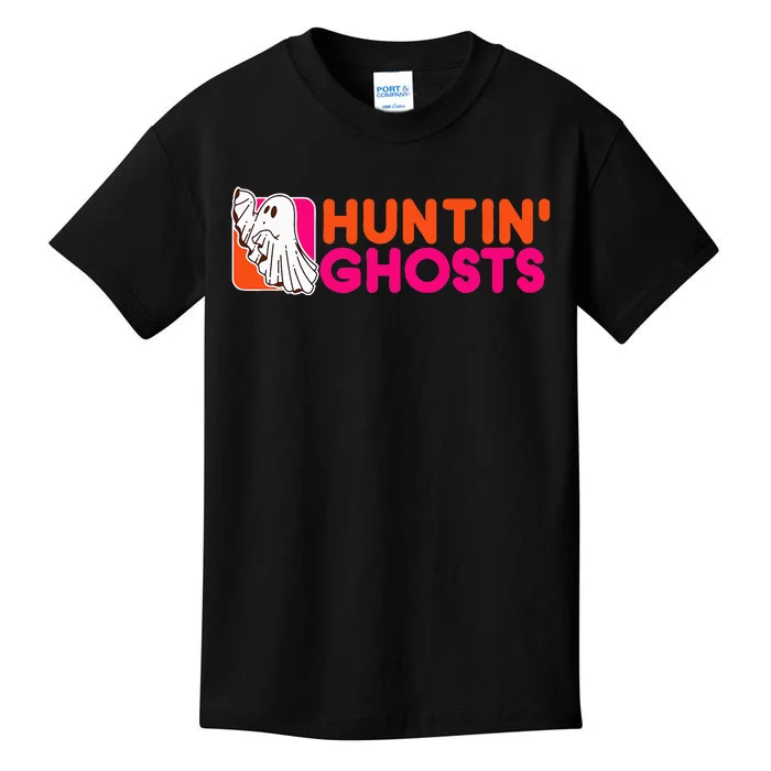 Hunting Ghosts Ghost Hunter Paranormal Activity Halloween Kids T-Shirt