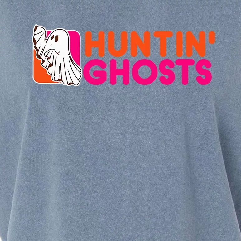 Hunting Ghosts Ghost Hunter Paranormal Activity Halloween Garment-Dyed Women's Muscle Tee