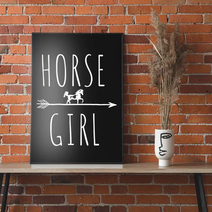 Horse Girl Gift Great Gift Poster