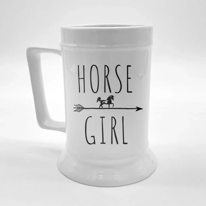 Horse Girl Gift Great Gift Front & Back Beer Stein