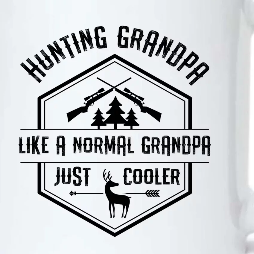 Hunting Grandpa Gift Like A Normal Grandpa Hunter Gift Black Color Changing Mug