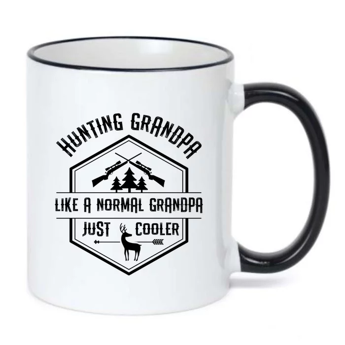 Hunting Grandpa Gift Like A Normal Grandpa Hunter Gift Black Color Changing Mug