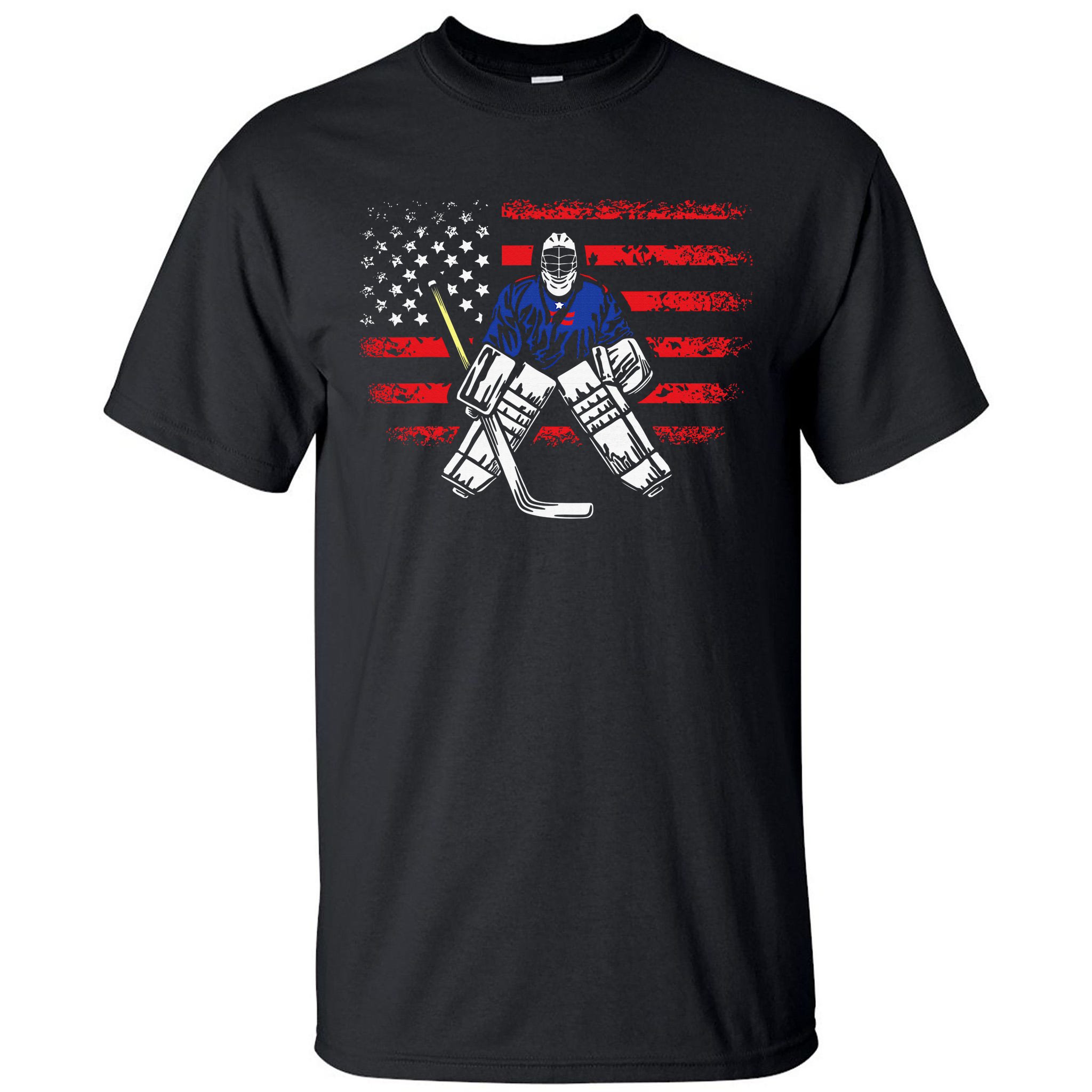 Vintage Ice Hockey Goalie Gift Usa Flag Gift For Goalie Gift Kids