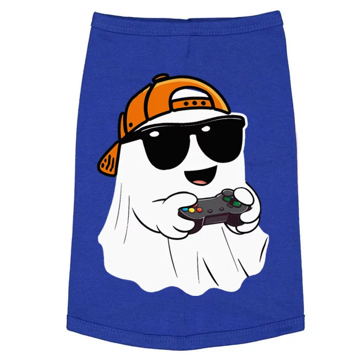 Halloween Ghost Gamer Scary Costume Gaming Doggie Tank