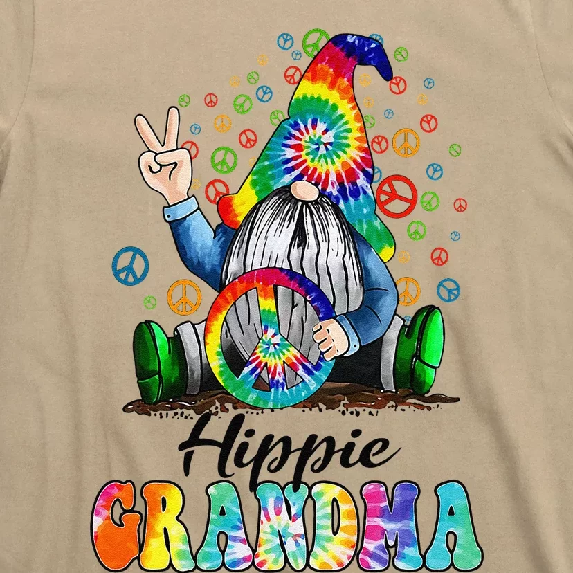 Hippie Grandma Gnome Mother's Day Grandma Gift T-Shirt