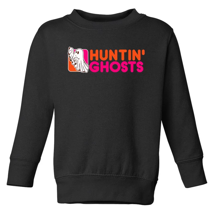 Hunting Ghosts Ghost Hunter Paranormal Activity Halloween Toddler Sweatshirt