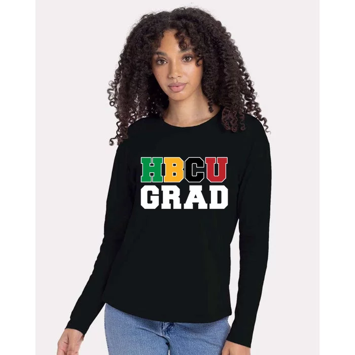 Hbcu Grad Gift Womens Cotton Relaxed Long Sleeve T-Shirt