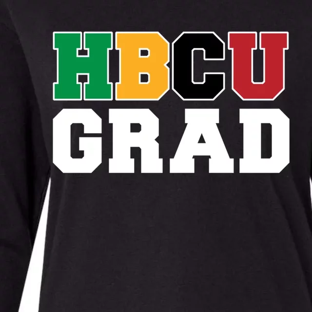 Hbcu Grad Gift Womens Cotton Relaxed Long Sleeve T-Shirt