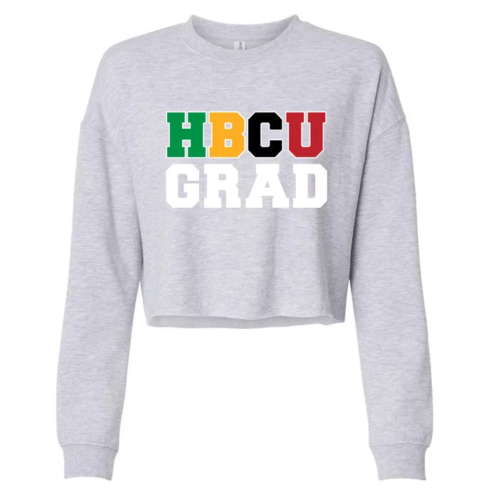 Hbcu Grad Gift Cropped Pullover Crew