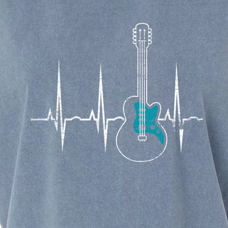 Heartbeat Guitarist Guitar Great Gift Garment-Dyed Women's Muscle Tee