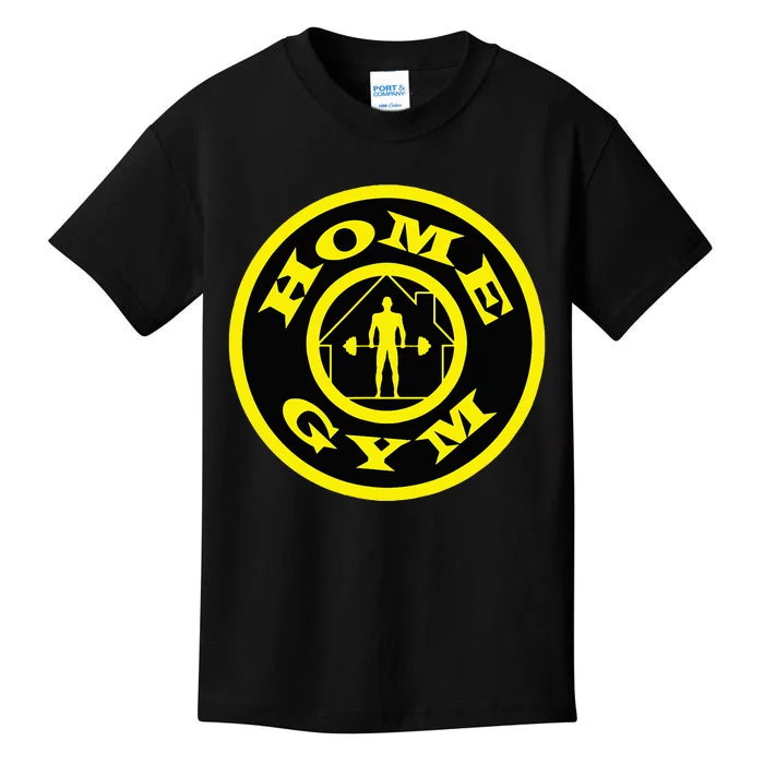 Home Gym GoldS Bodybuilding Weightlifting Fitness Parody Kids T-Shirt