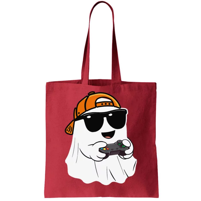 Halloween Ghost Gamer Scary Costume Gaming Gift Tote Bag