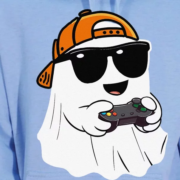 Halloween Ghost Gamer Scary Costume Gaming Gift Unisex Surf Hoodie