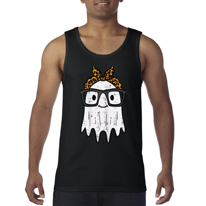 Halloween Ghost Glasses Cute Costume Girl Kid Toddler Wo Tank Top