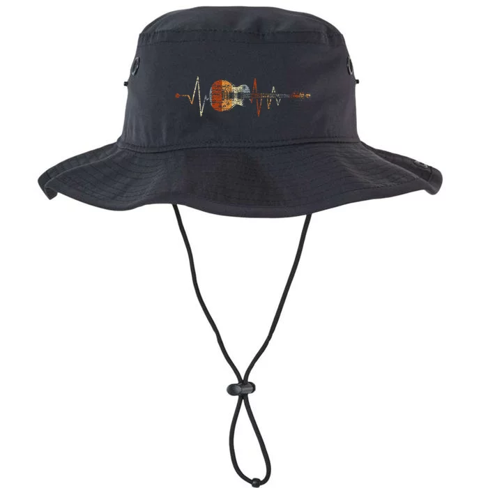 Heartbeat Guitarist Guitar Legacy Cool Fit Booney Bucket Hat