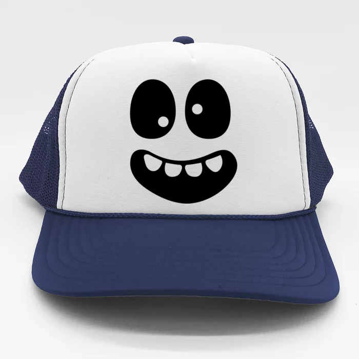 Halloween Ghost Ghoul Face Hilarious Spirit Gift Trucker Hat