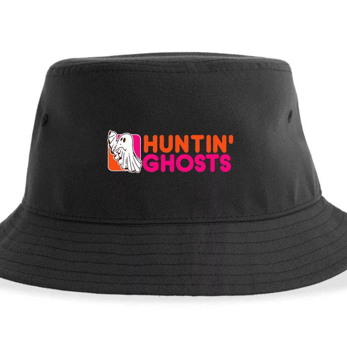 Hunting Ghosts Ghost Hunter Paranormal Activity Halloween Sustainable Bucket Hat