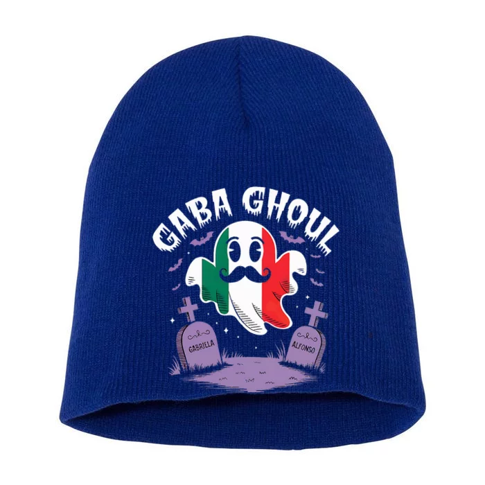 Halloween Graveyard Gaba Ghoul Ghost Short Acrylic Beanie